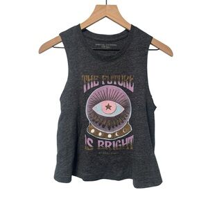 Spiritual Gangster Graphic Muscle Tank “The Future Is Bright” XS